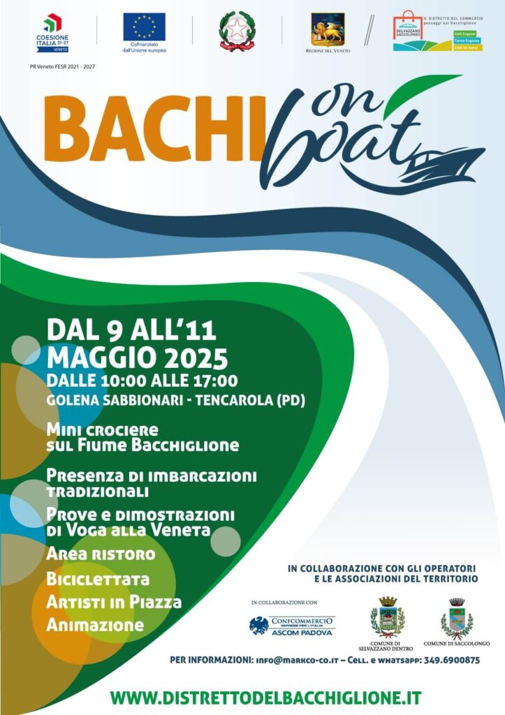 Bachi On Boat - Golena Sabbionari, Tencarola